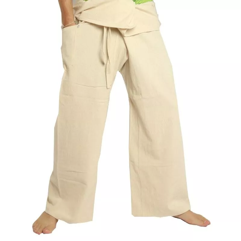Thai fisherman pants - undyed - extra long