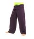 Pantalon de pêche thaïlandais - mangoustan - coton extra long