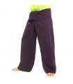 Pantalon de pêche thaïlandais - mangoustan - coton extra long