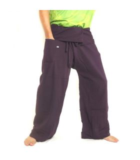 Pantalon de pêche thaïlandais - mangoustan - coton extra long