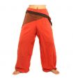 Pantalones de algodón marrón claro