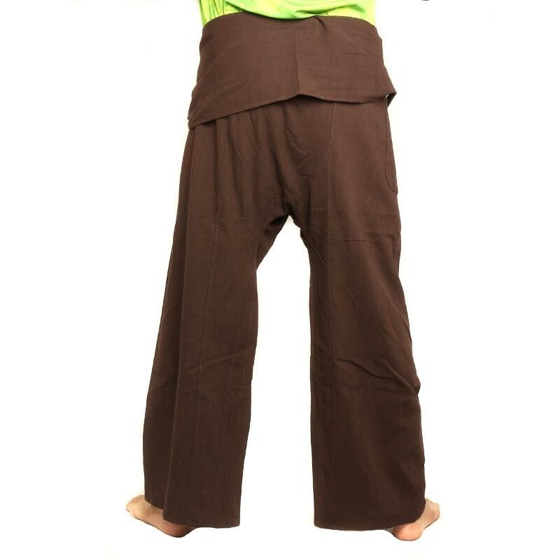 Thai Fisherman pants - brown - extra long cotton