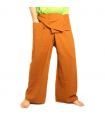 Thai fisherman pants - ochre yellow - extra long cotton