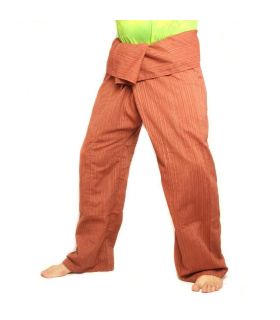Thai Fischerhose   Cottonmix extra lang - hellbraun
