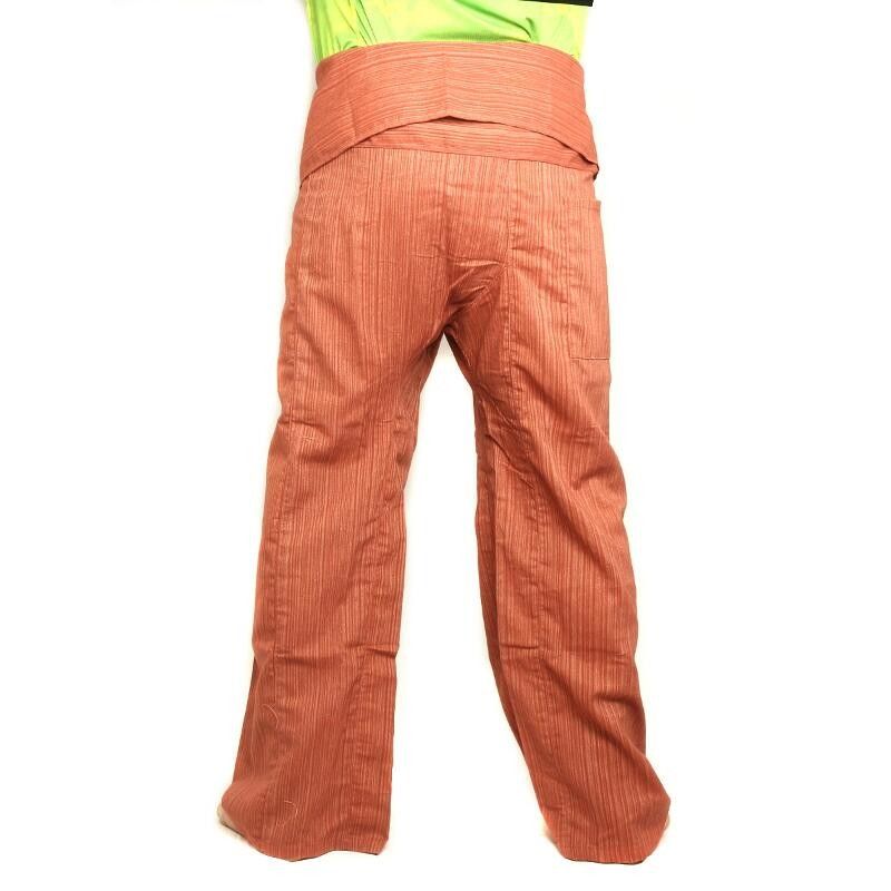 Thai Fischerhose   Cottonmix extra lang - hellbraun