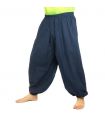 Harem pants cotton blue