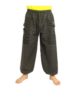 Goa Om harem pants high cut black