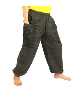 Goa Om harem pants high cut black