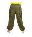 Goa Om harem pants high cut green