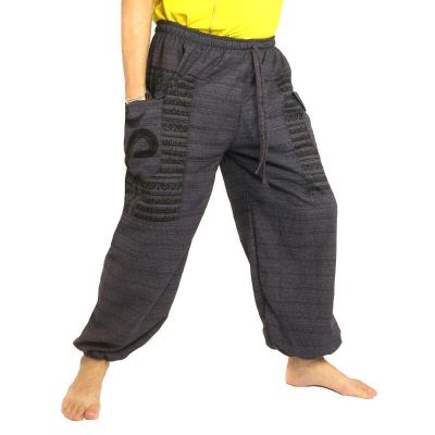 Goa Om harem pants high cut anthracite