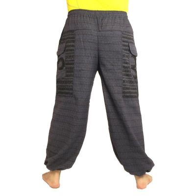 Goa Om harem pants high cut anthracite