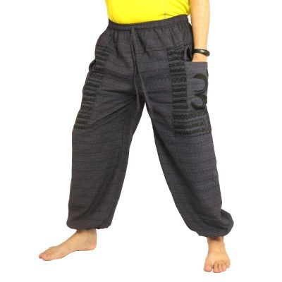 Goa Om harem pants high cut anthracite