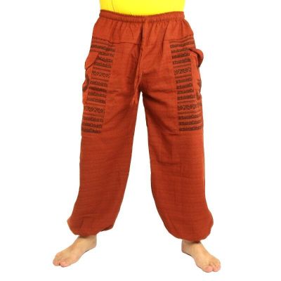 Goa Om Haremshose hoher Schnitt orange