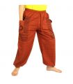 Goa Om Haremshose hoher Schnitt orange