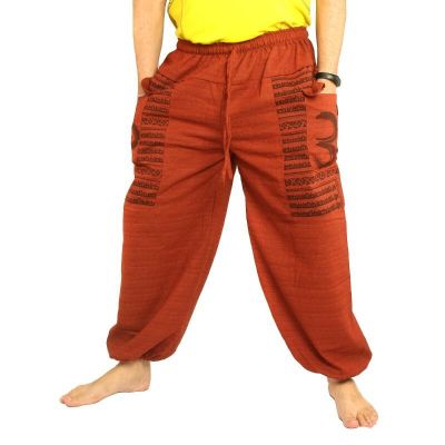 Goa Om Haremshose hoher Schnitt orange