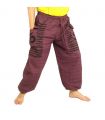 Goa Om harem pants high cut magenta
