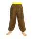 Goa Om harem pants high cut brown