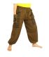 Goa Om harem pants high cut brown