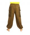 Goa Om harem pants high cut brown