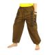 Goa Om harem pants high cut brown