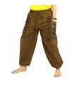 Goa Om harem pants high cut brown