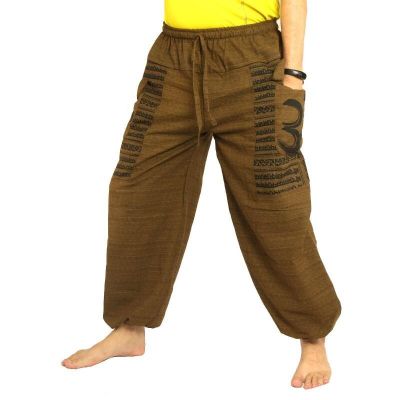 Goa Om harem pants high cut brown