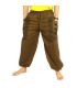 Goa Om harem pants high cut brown
