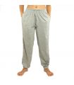 Chillerhose grau mit Seitentaschen Stretch Baumwolle