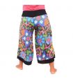 Pantalon sarouel - motif floral