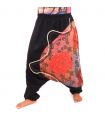 Aladinhose  Ethnodesign - schwarz