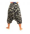 Aladinhose mit Schmetterling schwarz