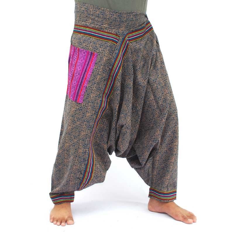 Jing Shop - Pantalones Anchos estampado oriental️