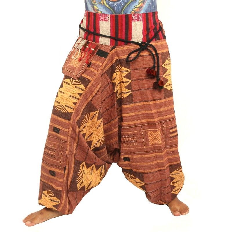 pantalon de harem Cottonmix - brun