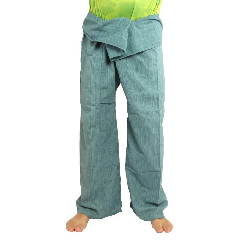 Thai Fisherman Pants Cottonmix extra lang - blau