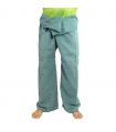 Pantalon de pêcheur thaïlandais Cottonmix extra long - bleu