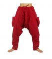 Sarouel - coton - rouge