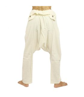 Pantalones - algodón - blanco