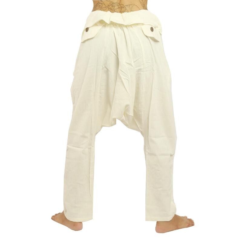 Chillerhose - Baumwolle - weiß