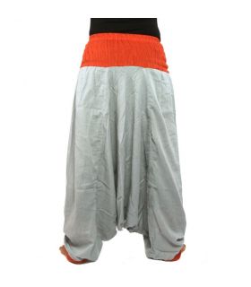 Aladinhose grau rot