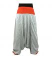 Aladinhose grau rot