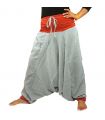 Aladinhose grau rot