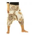 Aladinhose bedruckt Boho Blumen Design