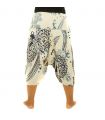 Aladinhose bedruckt Blumen Muster