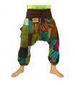 Aladino pantalones de patchwork de algodón
