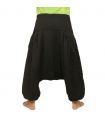 Aladinhose mit 2 tiefen Seitentaschen, schwarz