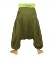 Aladinhose mit 2 tiefen Seitentaschen, grün