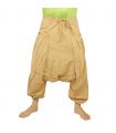 Harem pants with 2 deep side pockets, cream