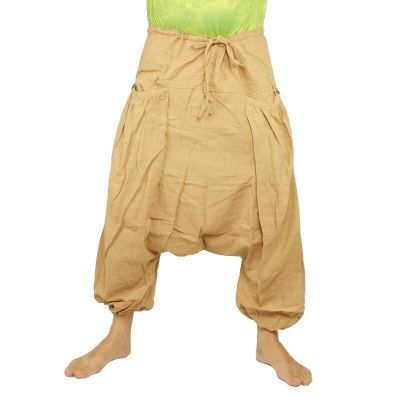 Aladinhose mit 2 tiefen Seitentaschen, creme