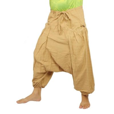 Aladinhose mit 2 tiefen Seitentaschen, creme