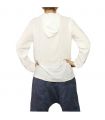 Thai hooded cotton shirt white size XXL